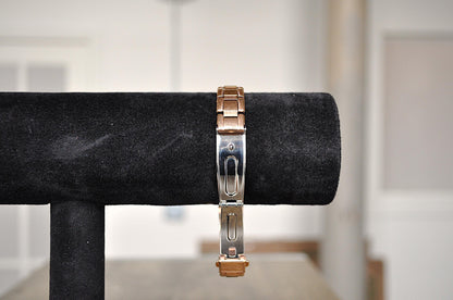 Savory Citizen Women's Silhouette Crystal Eco-Dive Rose Gold Tone Watch - Citizen Eco-Drive Watch - Citizen FE1123-51Q - Working!