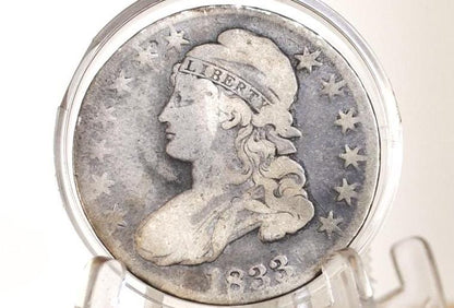 1833 Capped Bust Half Dollar - VG - 1833 Half Dollar US Half Dollar 1833 Silver Half Dollar - Affordable Price!