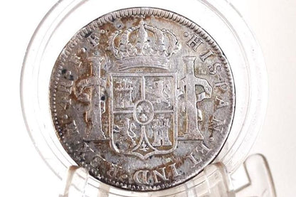 1779 Spanish 4 Reales, Mexican Spanish Colony - VF Detail - Spanish Silver Coin Colonial Era 1779 Four Reales Spanish Mexico, 1779 Mo 4R