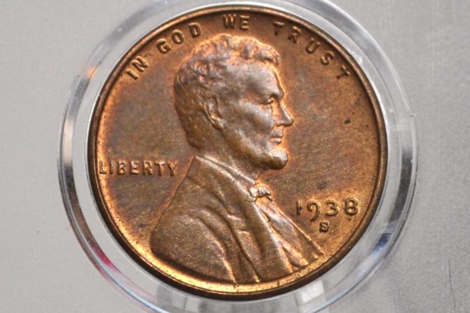 1938-D Wheat Penny - VF to EF (Very Fine to Extremely Fine) Condition - 1938D Wheat Ear Cent