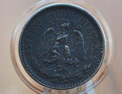 1920 20 Centavos Mexico Silver - XF (Extremely Fine) Grade/Condition - Mexican 20 Centavos 1920 Silver, Great Coin!