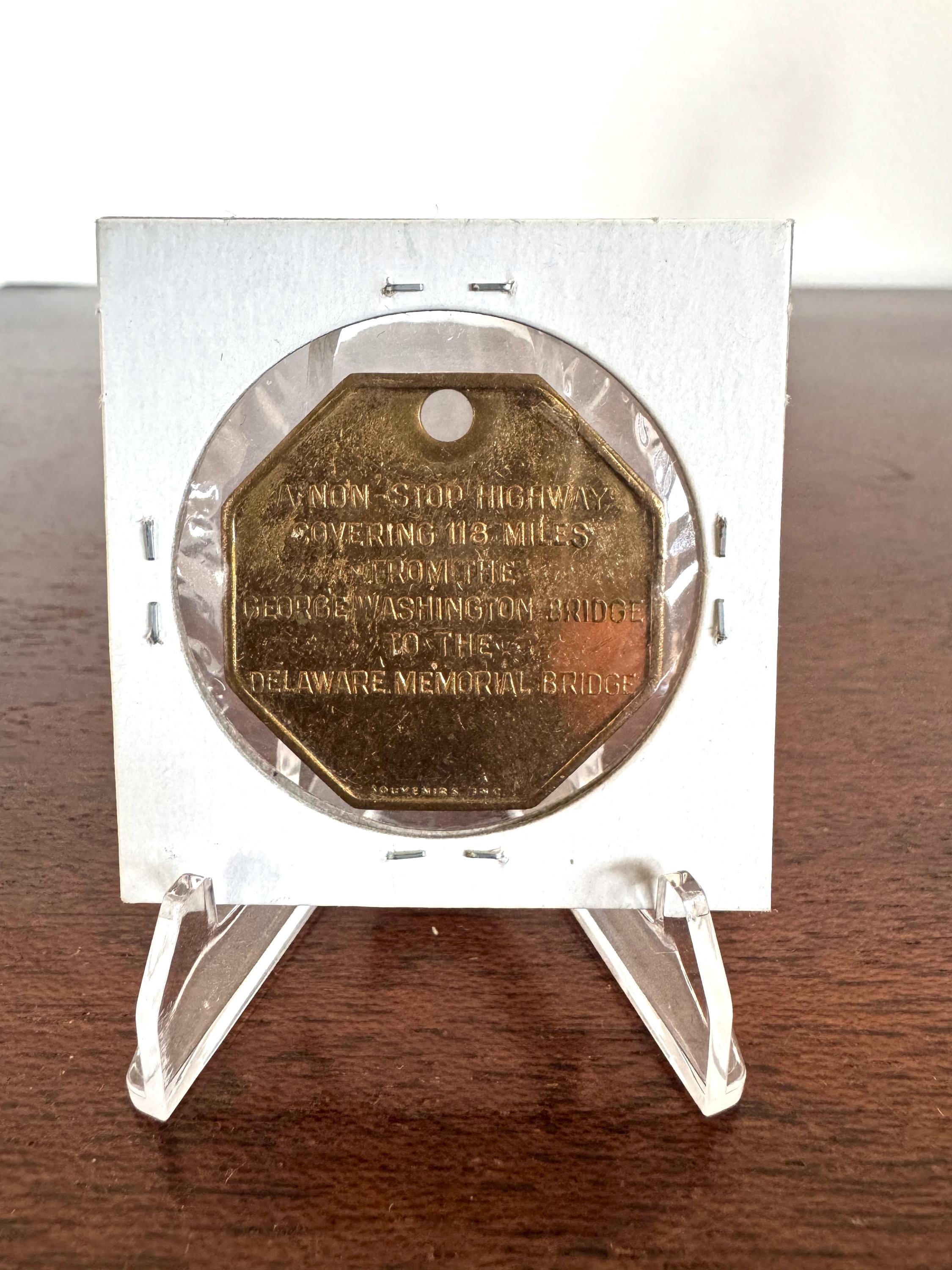 Antique 1951-1952 Opening of the New Jersey Turnpike Token - New