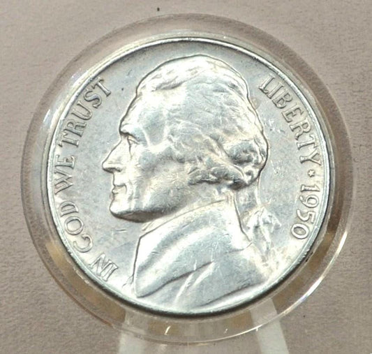1950 P&D Jefferson Nickels - Choose By Mint Mark And Grade - 1950 D Jefferson Nickel 1950 P Jefferson Nickel - Collectible Coin