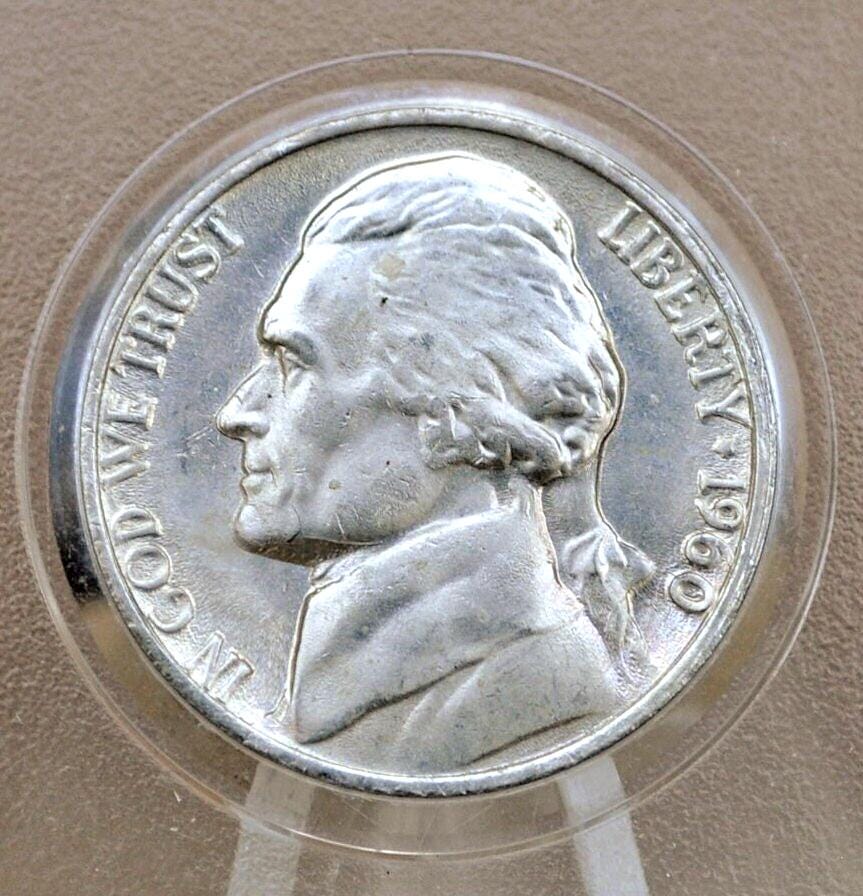 1960 P&D Jefferson Nickels - Great Condition - Denver Mint, Philadelphia Mint - Circulated and Uncirculated options