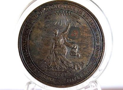 1876 Bronze Centennial Official Medal - US So-called-dollar - 1876 US Centennial Exposition, Philadelphia -
