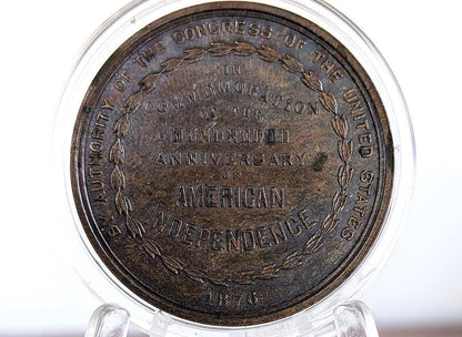 1876 Bronze Centennial Official Medal - US So-called-dollar - 1876 US Centennial Exposition, Philadelphia -