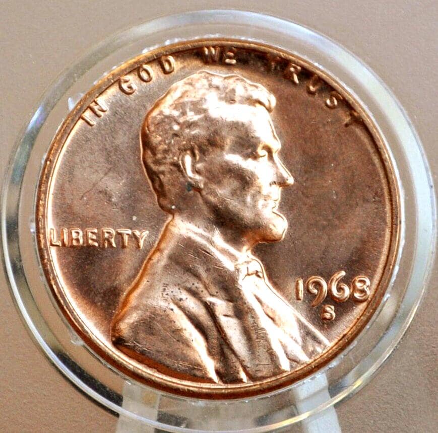 1968 P,D,S Lincoln Memorial Penny - BU - Philadelphia, Denver, San Francisco Mints - Collectible Coin - 1968 P 1968 D 1968 S Memorial Cent