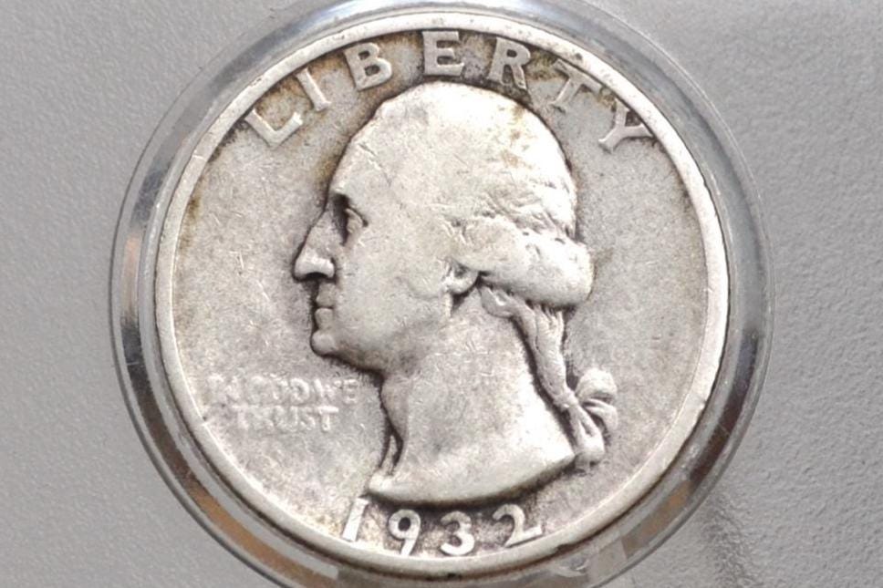 1932-S Washington Silver Quarter - G (Good) Condition - San Francisco Mint - Key Date Quarter 1932 S - 1932 S Washington Quarter Collection