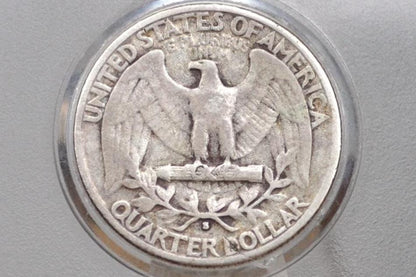 1932-S Washington Silver Quarter - G (Good) Condition - San Francisco Mint - Key Date Quarter 1932 S - 1932 S Washington Quarter Collection