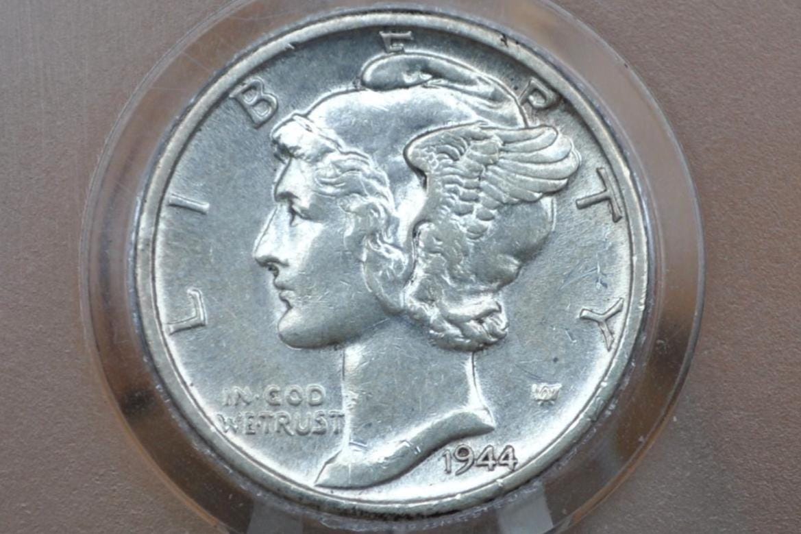 1944 Mercury Dimes P,D,S - Choose By Mint & Grade / Condition - 1944 S Winged Liberty Silver Dime 1944 D Mercury Dime 1944 Dime
