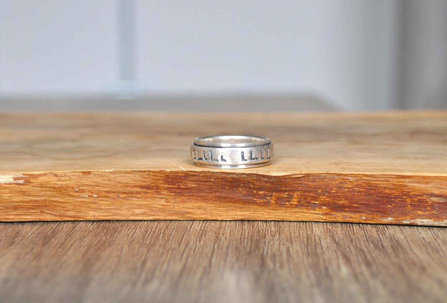 Rare 925 Sterling Silver Song of Solomon Ring - I Am My Beloved's and My Beloved Is Mine Ring - Hebrew Text Ring - Jewish Wedding Ring - 8.5