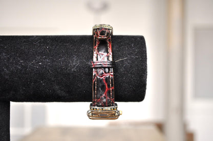 Elegant Ecclissi Sterling Silver Watch - Ecclissi Genuine Leather 925 Watch - Working - 22490 Ecclissi - Turquoise 925 Ecclissi Watch - 22mm