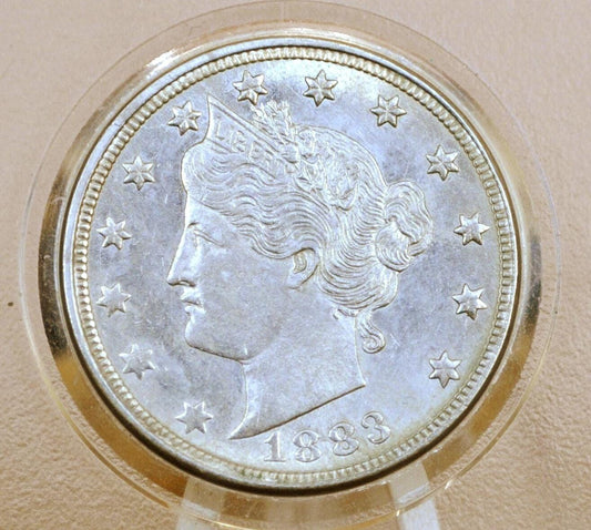 1883 Liberty Head V Nickel - Without Cents - Choose by Grade / Condition - 1883 V Nickel - First Year Produced