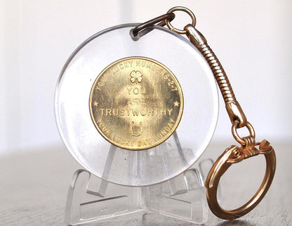 Astrological Good Luck Token - Leo Good Luck Token Encased in Resin - Lucky Numbers 2 & 7 - Unique Token - Zodiac Sign Charm