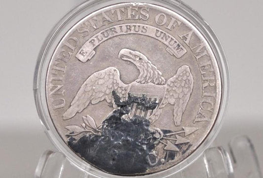 1826 Capped Bust Half Dollar - XF Detail, Damage / Paint; Affordable Price - 1826 Half Dollar US Half Dollar 1826, Rare Early Half