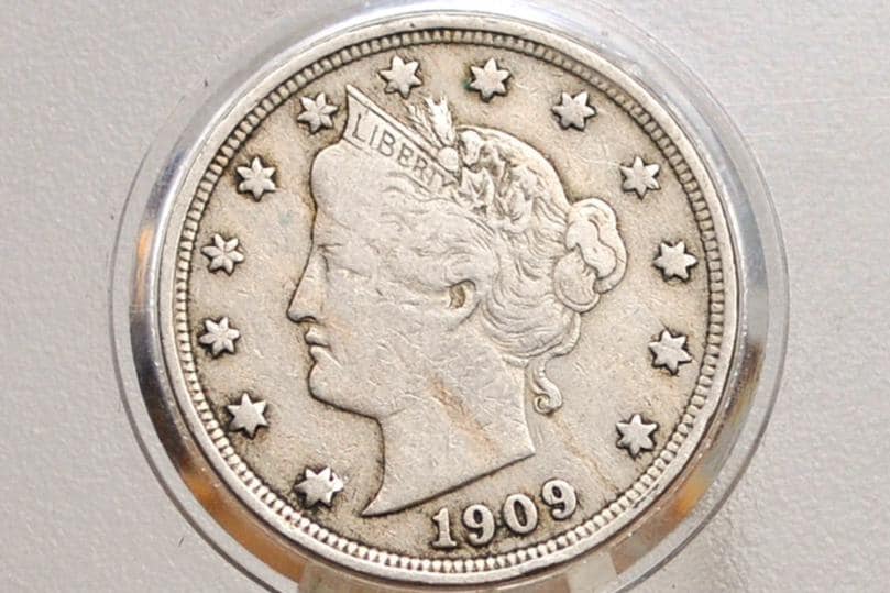 1909 Liberty Head Nickel - 1909 V Nickel - 1909 P Nickel - Choose by Grade
