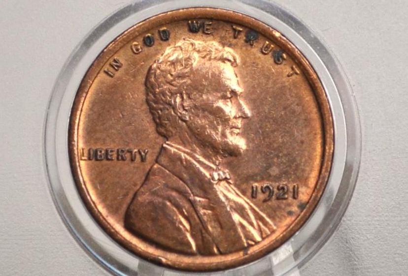 1921 Wheat Penny - 1921 P Wheat Penny - F-VF (Fine to Very Fine) Grade / Condition - 1921 Penny - 1921 Cent - 1921 Lincoln Cent