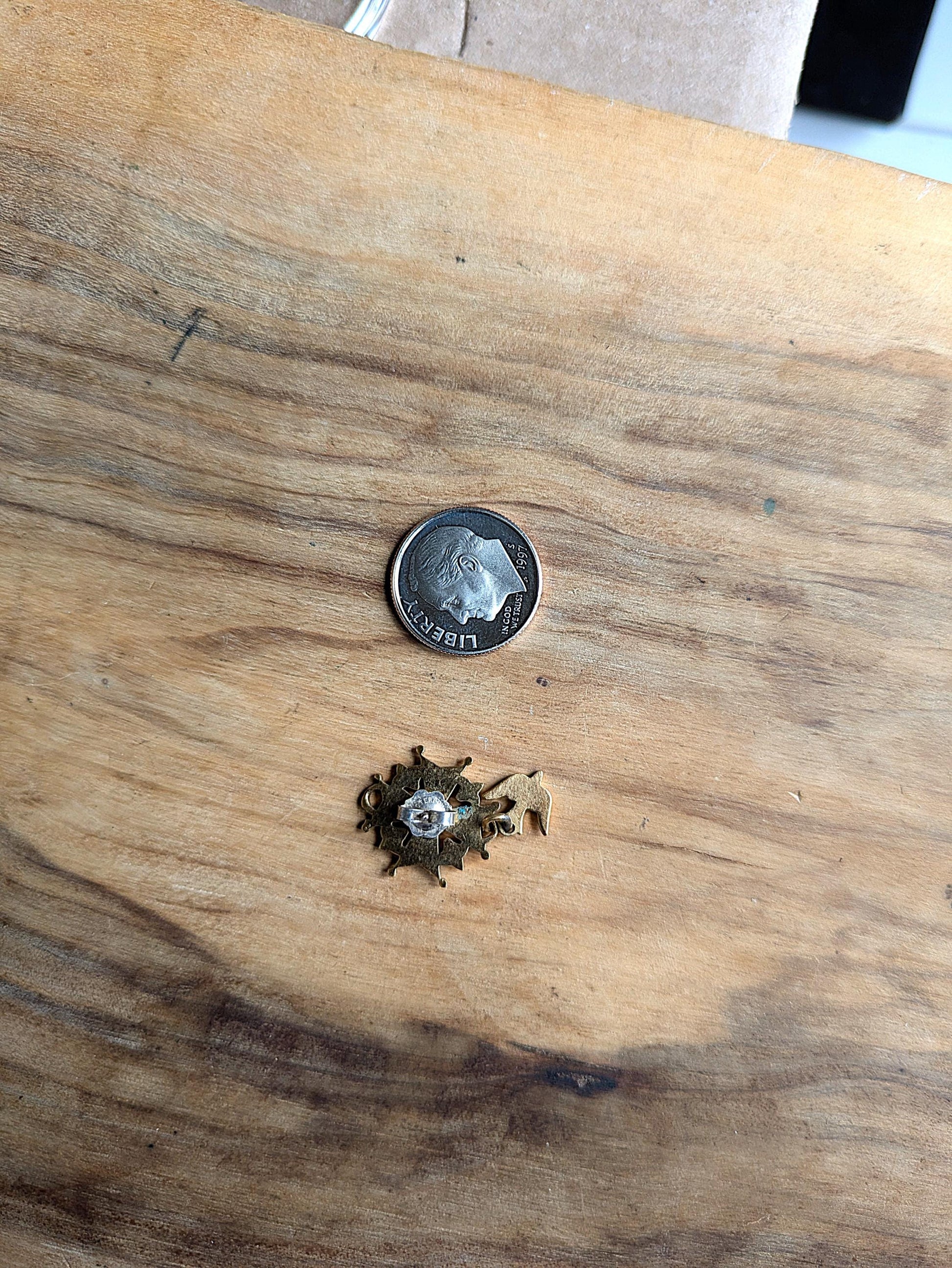 Antique Sterling Silver Huguenot Cross Symbol Pin - Dove Royal Society Pin - French Bronze Enamel Holy Cross Pin - Holy Ghost, Holy Spirit