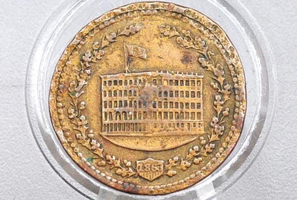 1863 Civil War Tokens - Store Cards / Merchant Tokens - 1860s Civil War Store Cards