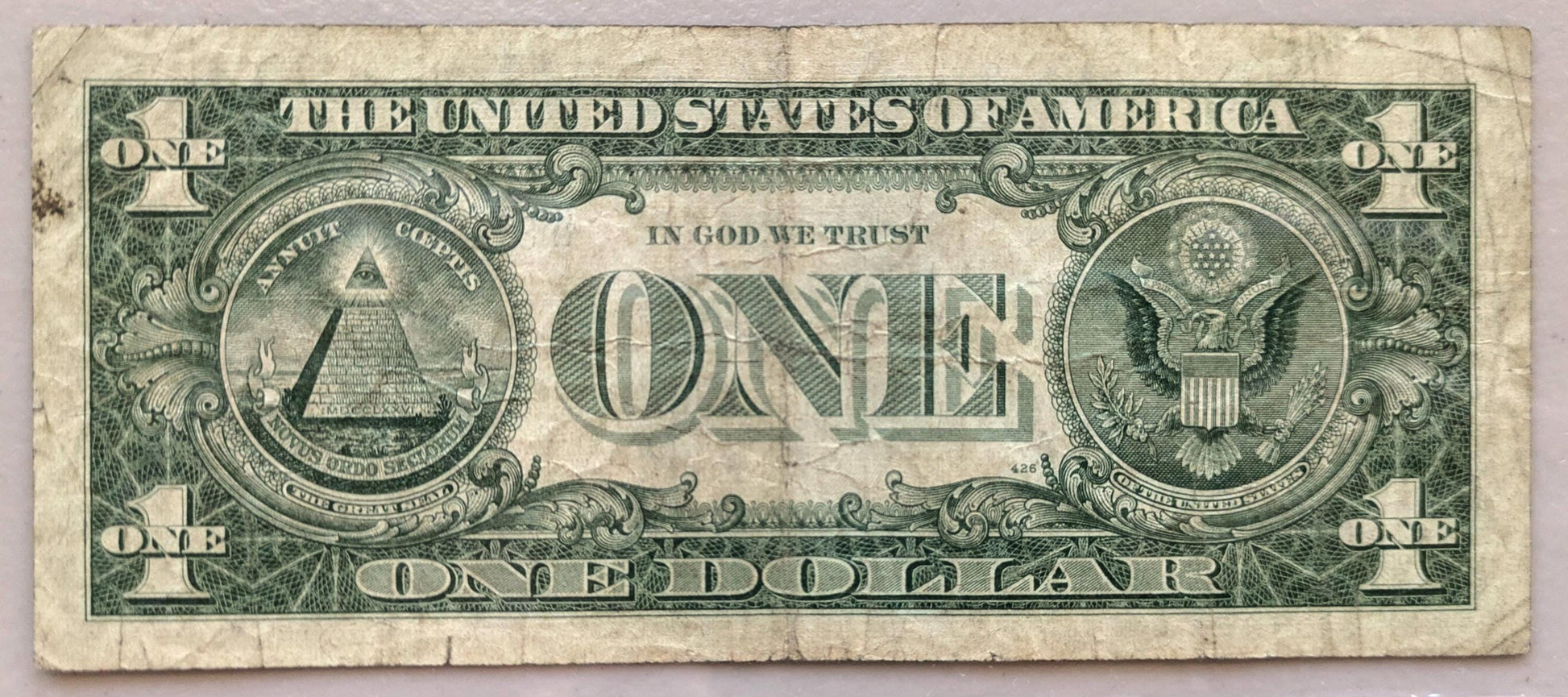 1957 B Silver Certificate 1 Dollar Note - Very Fine (VF) - Fancy Repeating Serial Number - 1957B One Dollar Blue Seal Banknote- Fr#1621