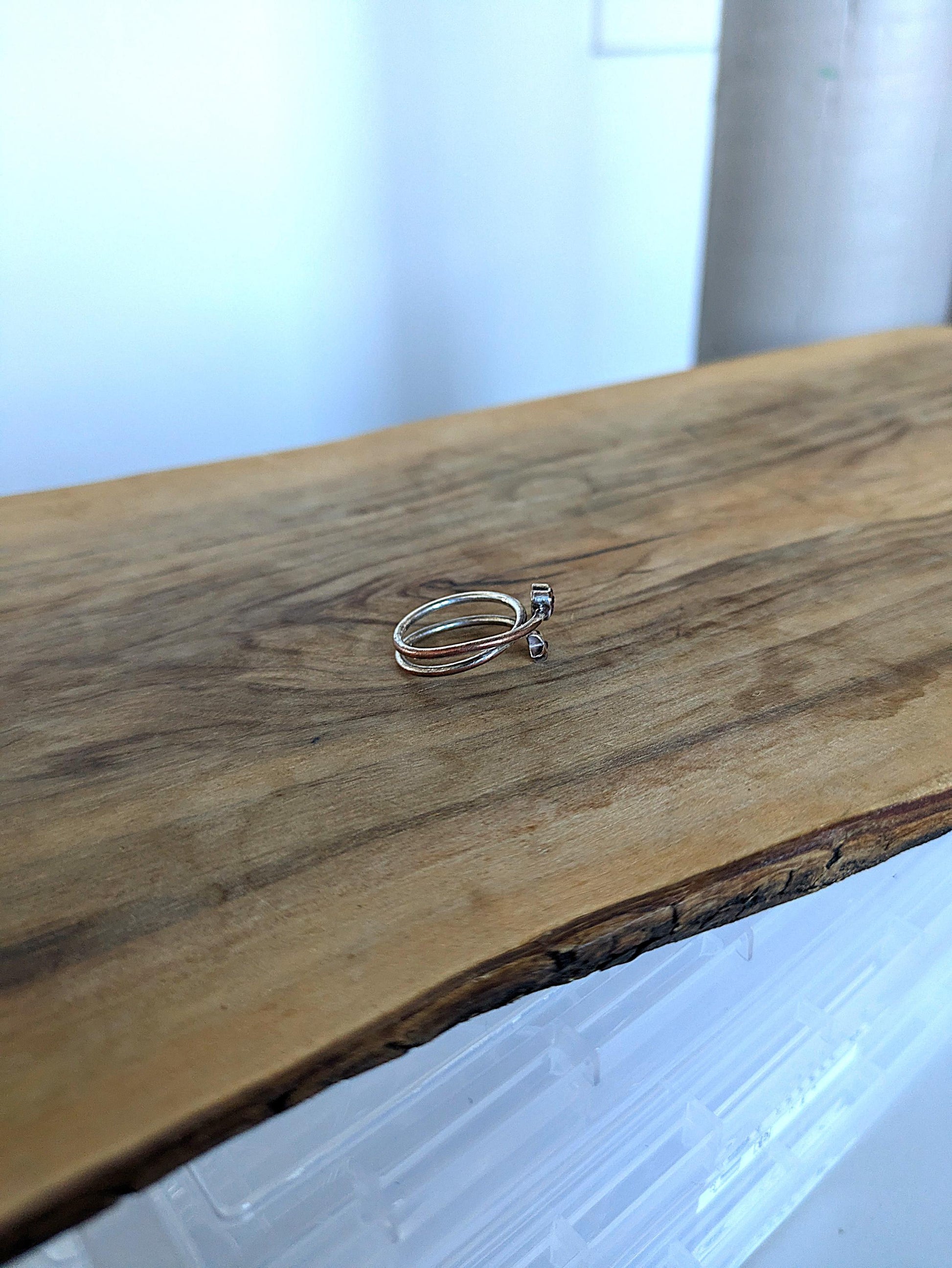 Vintage Sterling Silver Disney Amethyst Birthstone Ring - Size 5.5 - Star and Mickey Mouse Ears Ring - Amethyst Birthstone Ring Disney