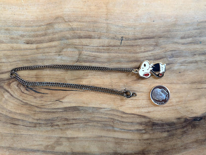 Awesome Golfing Snoopy Necklace - 19 Inches - Golfing Snoopy Peanuts Collectible