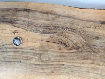 Youthful 10K Gold 1st Communion/Baptism Cross Necklace - 12.5 Inches - Babies First Baptism/Communion 10K Gold Cross Necklace