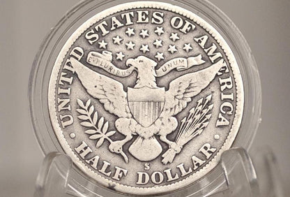 1914-S Barber Silver Half Dollar - Choose by Grade / Condition - San Francisco Mint - 1914S Half Dollar 1914 S Barber 50 Cent Coin 1914 US