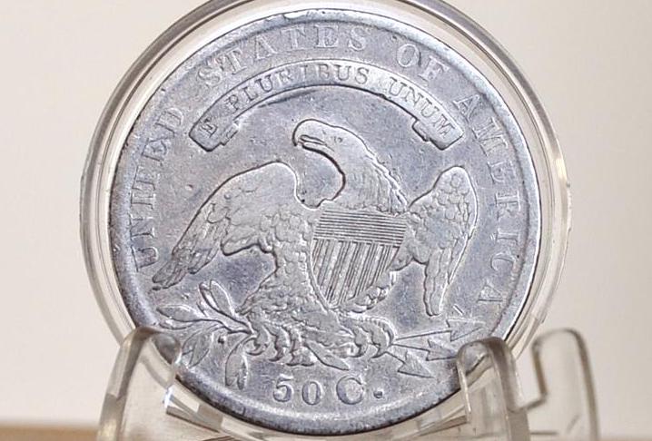 1834 Capped Bust Half Dollar - Fine Detail, Great Detail - 1834 Half Dollar US Half Dollar 1834 - Early American Coin