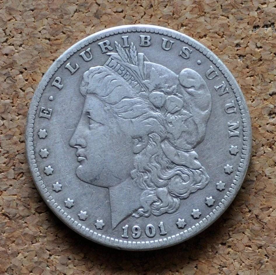 1901 Morgan Silver Dollar - Choose by Grade / Condition - Philadelphia Mint - 1901 P Morgan Silver - 1901 P Morgan Dollar - Great Date