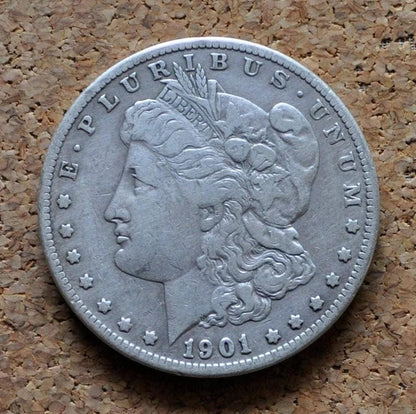 1901 Morgan Silver Dollar - Choose by Grade / Condition - Philadelphia Mint - 1901 P Morgan Silver - 1901 P Morgan Dollar - Great Date