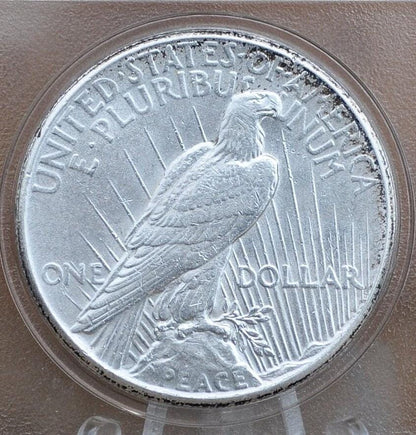 1927 Peace Silver Dollar - AU58 (About Uncirculated) Grade / Condition -Philadelphia Mint- 1927 P Silver Dollar 1927P Peace Dollar Key Date