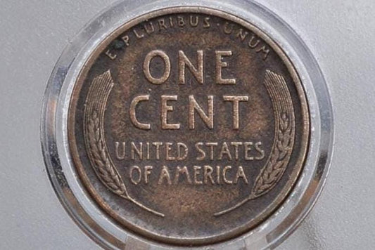 1914-S Wheat Penny - Better Date - F (Fine) condition - 1914S Wheat Ear Cent - World War I Era Coin - 1914 S Lincoln Cent Wheat Back 1914 S