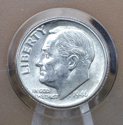 1946 PDS Roosevelt Silver Dimes - Choose Mint and Grade - Roosevelt Dime 1946 P, 1946 D Dime, 1946 S Dime - Circulated & Uncirculated Dimes