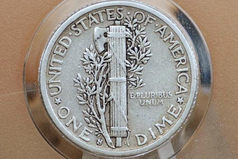 1919-S Mercury Silver Dime - Choose by Grade - San Francisco Mint - 1919 S Silver Dime Winged Liberty Head Dime 1919 S