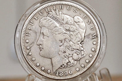 1896-S Morgan Silver Dollar - Choose by Grade / Condition - Great Date and Mint - San Francisco Mint 1896 Morgan Dollar 1896S Morgan