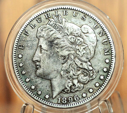 1896-S Morgan Silver Dollar - XF Grade / Condition - Great Date and Mint - San Francisco Mint 1896 Morgan Dollar 1896S Morgan