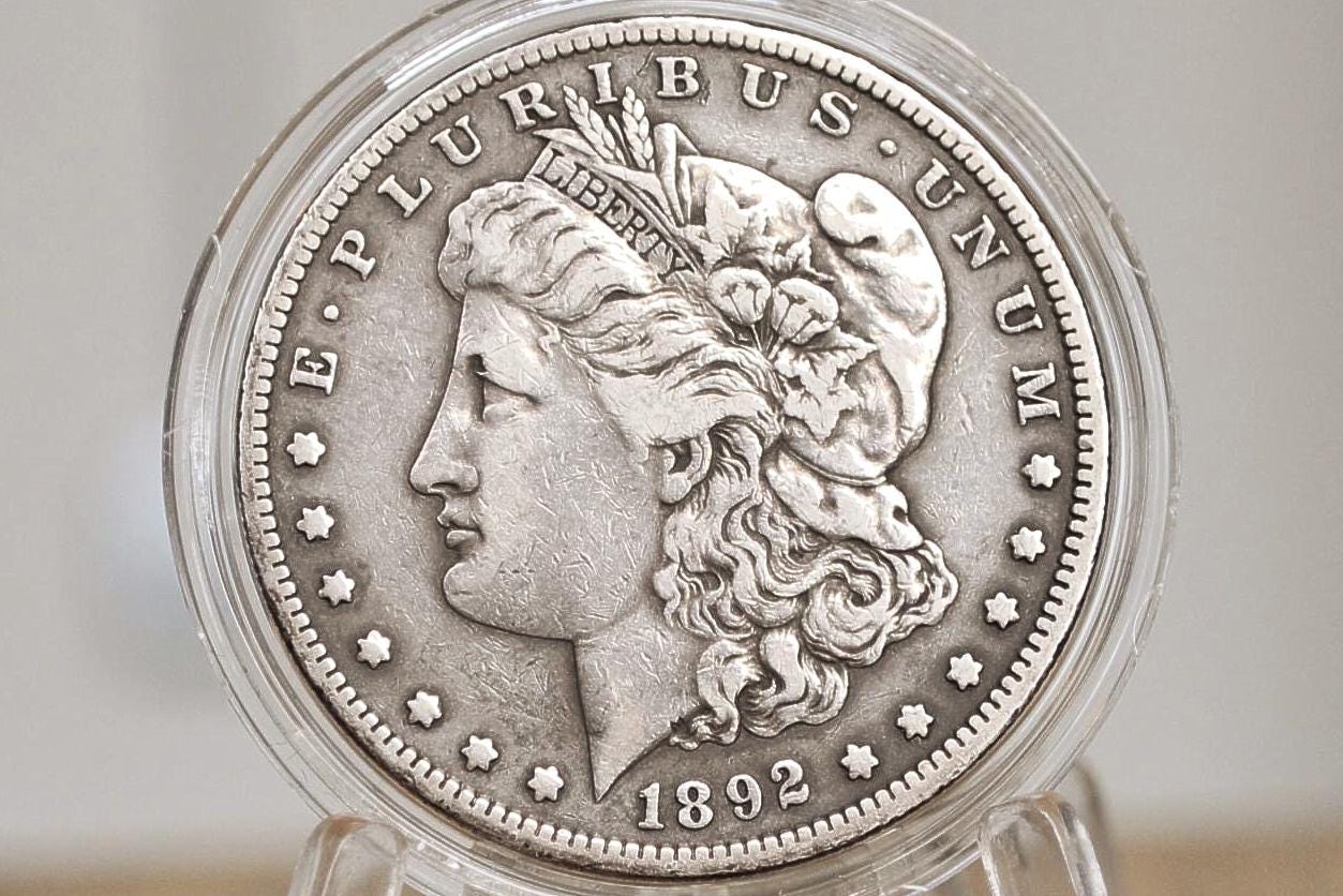 1892-S Morgan Silver Dollar - VG+ Grade / Condition - San Francisco Mint 1892 Morgan Dollar 1892S, Key Date