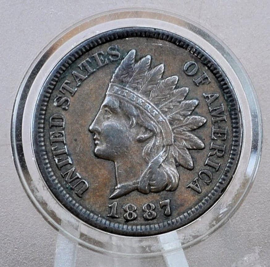 1887 Indian Head Penny - Choose by Grade - Good to Extremely Fine Grade / Condition - Indian Head Cent 1887