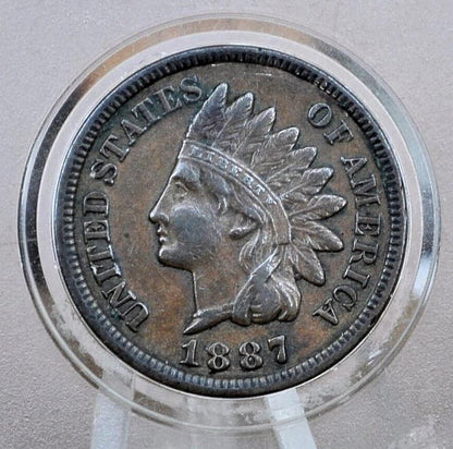 1887 Indian Head Penny - Choose by Grade - Good to Extremely Fine Grade / Condition - Indian Head Cent 1887