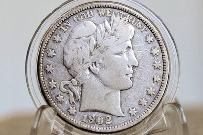 1902 Barber Half Dollars, P,O,S Mints - Choose by Mint / Grade! - Philadelphia Mint - 1902 Barber Silver Half Dollar