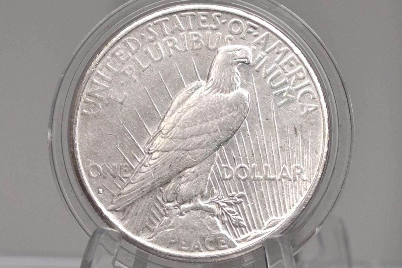 1934-S Peace Dollar - Choose by Grade - 1934 S Peace Silver Dollar - San Francisco Mint - Semi-Key Date Silver Dollar 1934 S