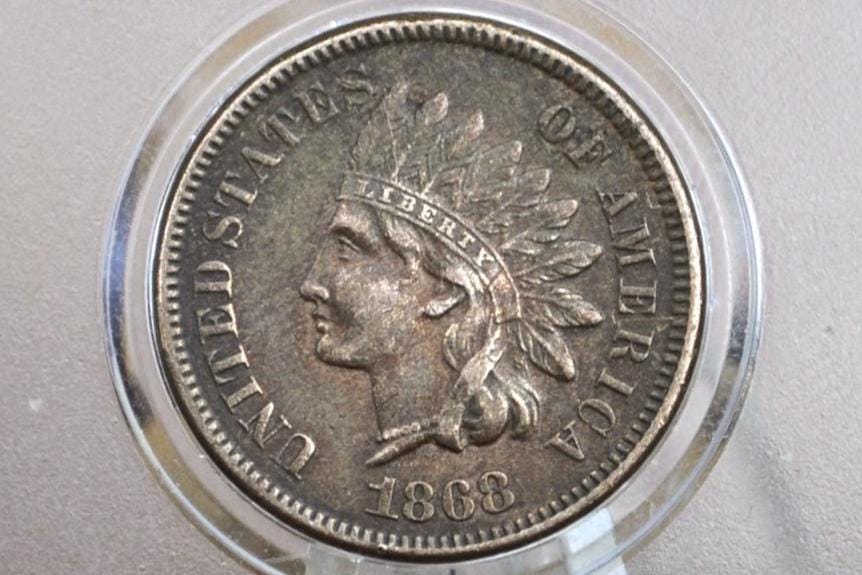 1868 Indian Head Penny - Choose by Grade / Condition, Choose by Grade - Rarer Date - Civil War Era Coin - 1868 Cent