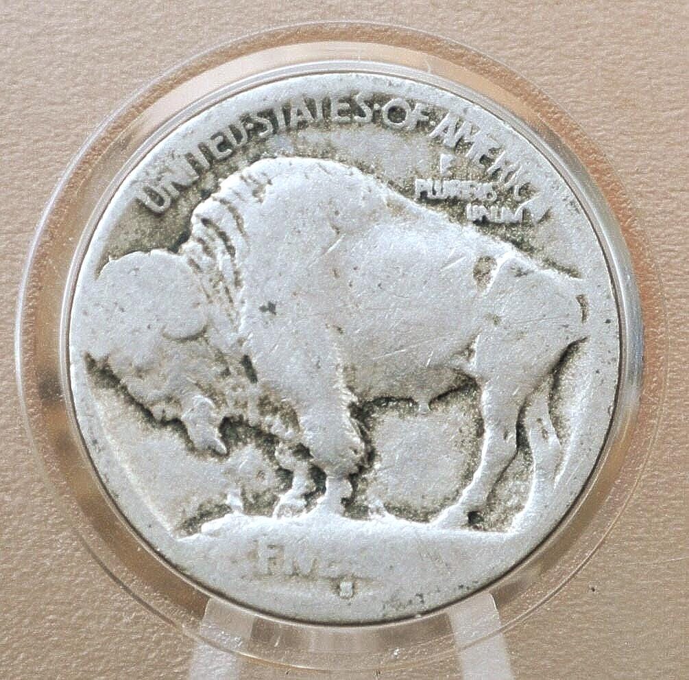 1913-S Buffalo Nickel Type 1 - G (Good) Grade - Tougher Date And Mint - 1913 S Indian Head Nickel Type One 1913 S Type 1 1913S Nickel