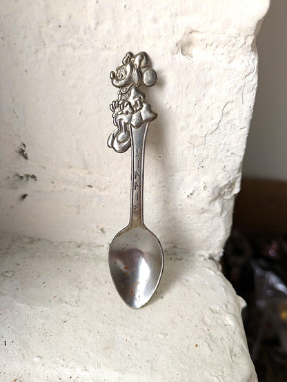Vintage Disney Minnie Mouse Spoon - Small Slightly Rusted Minnie Mouse Spoon - Walt Disney Productions - Minnie Mouse Decorative Spoon