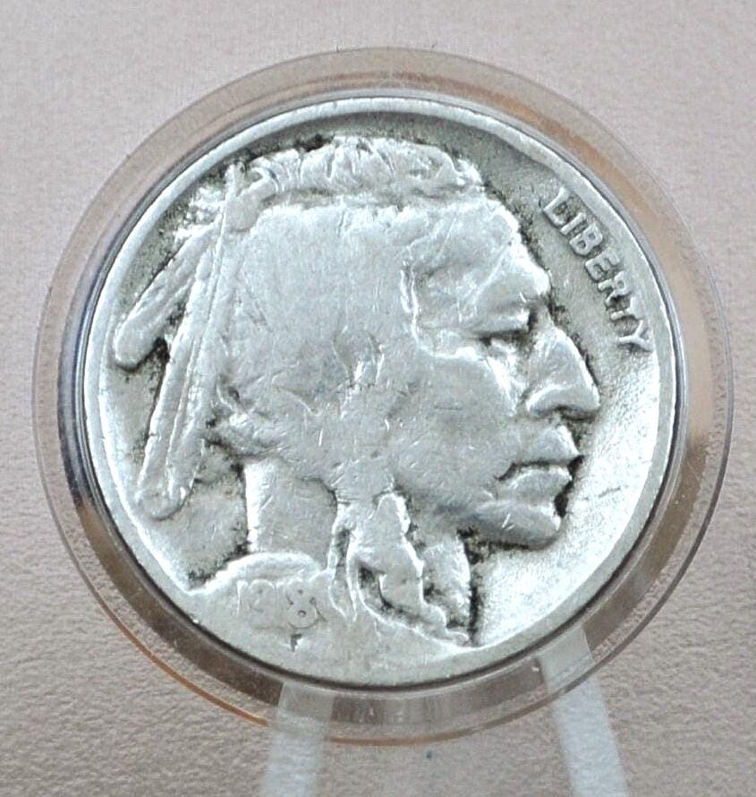 1918-S Buffalo Nickel - VG (Very Good) Grade / Condition - San Francisco Mint - Indian Head Nickel 1918S - Rare Date