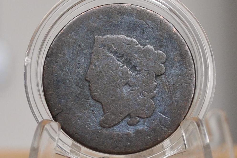 1817 Large Cent 13 Stars - Cull / Corrosion - US Large Cent - 1817 Coronet Liberty Head Large Cent - Thirteen Stars - 1817 Matron Cent