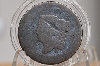 1817 Large Cent 13 Stars - Good, Damaged - US Large Cent - 1817 Coronet Liberty Head Large Cent - Thirteen Stars - 1817 Matron Cent