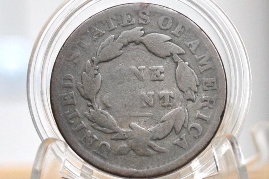 1831 Matron Head Large Cent Large Letter Variety - G (Good) Grade / Condition - 1831 Liberty Head Cent - 1831 US One Cent 1816 to 1835