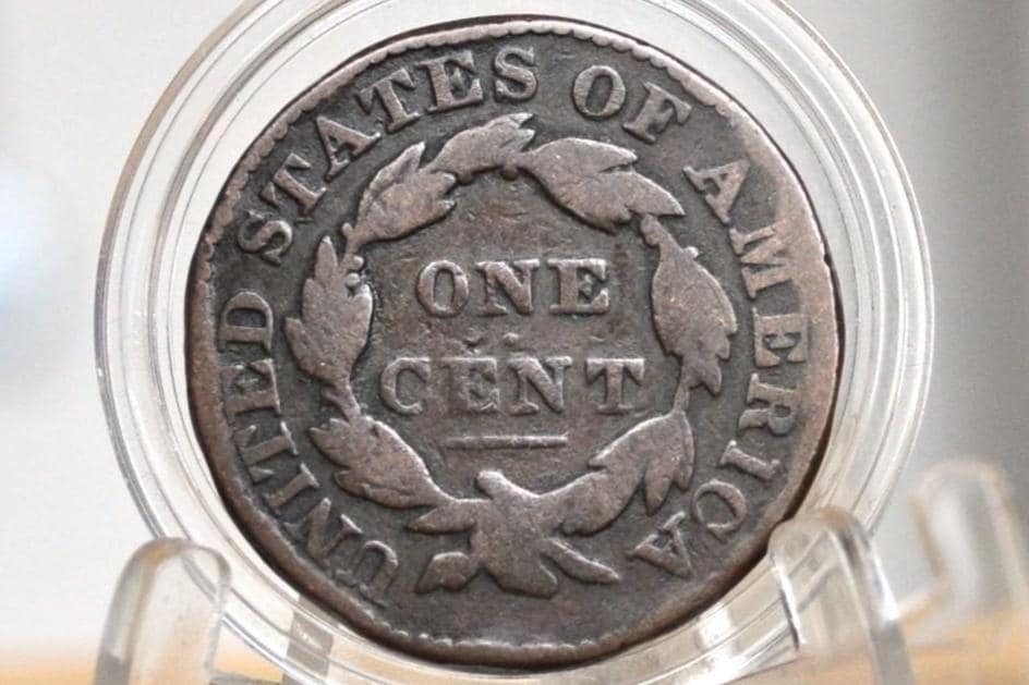 1831 Matron Head Large Cent Large Letter Variety - G (Good) Grade / Condition - 1831 Liberty Head Cent - 1831 US One Cent 1816 to 1835